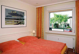 Schlafzimmer der Ferienwohnung